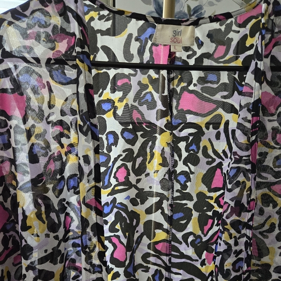 Girl Soul Kimono sz Large - Picture 2 of 4